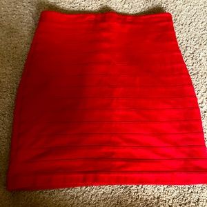 Women’s Express red skirt